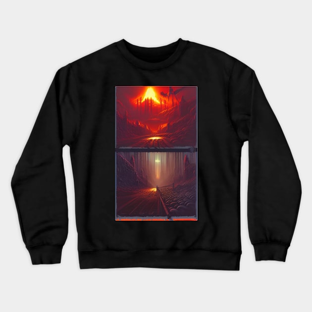 Gehenna Crewneck Sweatshirt by Quotechella Merch